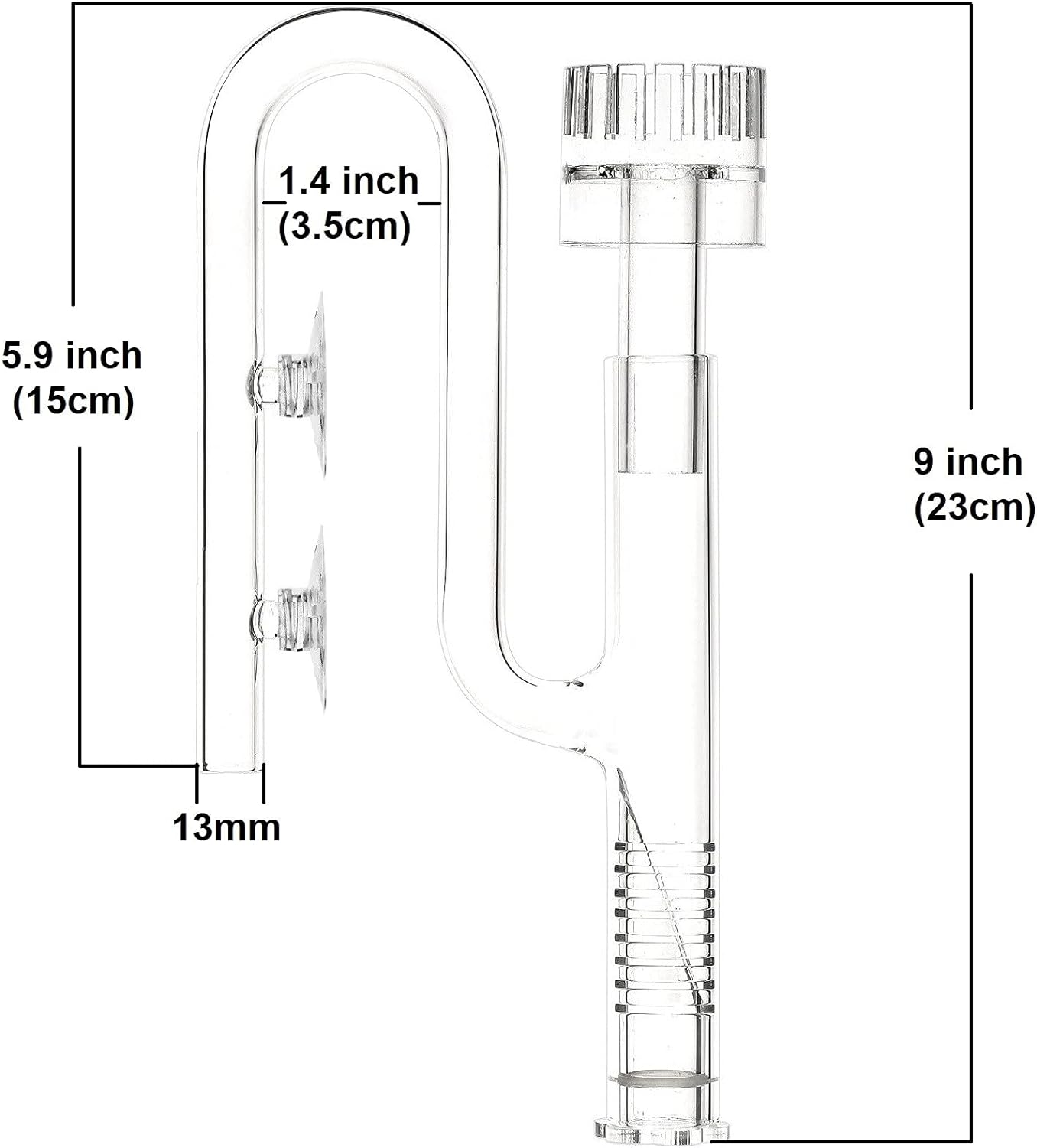 Mini Lily Pipe inlet skimmer voor Nano Aquarium