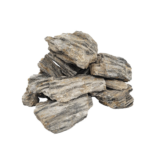 Grey Fossil Wood Nano Rock